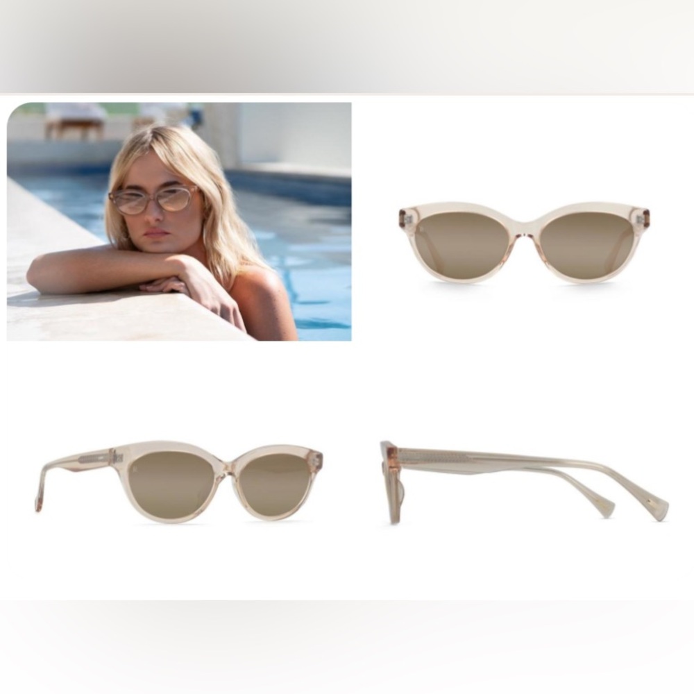NWT RAEN Blondie Sunglasses Dawn/Mink | Case + Box Included